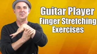 Guitar Player Finger Stretching Exercises To Stretch And Strengthen Fingers and Wrist