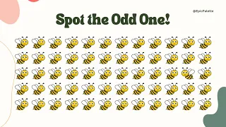 Spot the Odd One Out | Spot the odd apple | #spotthedifference #spottheoddemojiout #apple #kids