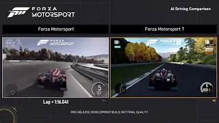 Forza Motorsport 8 vs Forza Motorsport 7 - Graphics Comparison / AI Driving Mechanics.