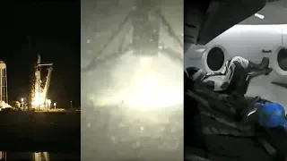 Crew Dragon’s First Launch & Falcon 9 first stage landing (SpaceX Demo-1)