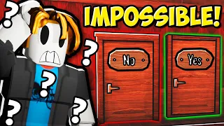 DOORS, but it's an IMPOSSIBLE QUIZ?!