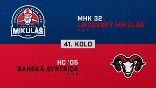 41.kolo MHk 32 Liptovský Mikuláš - HC 05 Banská Bystrica HIGHLIGHTS