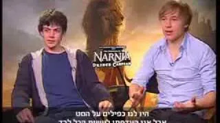 Skandar Keynes & William Moseley interview ( Prince Caspian )