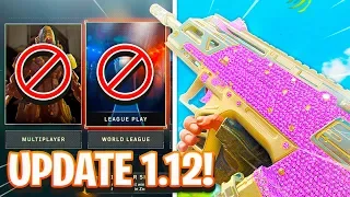 *NEW* UPDATE 1.12 PATCH NOTES in COD BO4 | LEAGUE PLAY, BLACKOUT CHANGES & CAMOS