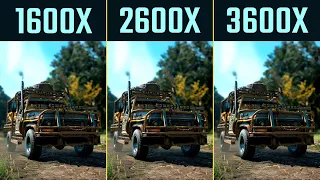 Ryzen 3600X vs. 2600X vs. 1600X (9 Games)