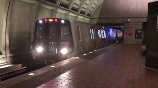 Washington Metrorail HD 60fps: Red Line Train Terminating @ Glenmont (5/19/18)