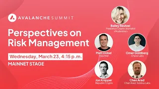 Perspectives on Risk Management | Avalanche Summit 2022
