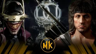 Mortal Kombat 11   The Batman Who Laughs Vs Rambo (Very Hard)