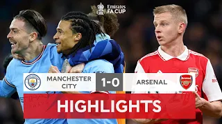 Ake Strike Sends The Citizens Marching On! | Manchester City 1-0 Arsenal | Emirates FA Cup 2022-23