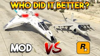 GTA 5 HYDRA VS MODDER JET (ROCKSTAR GAMES VS MODDER)