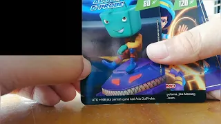 Unpacking Boboiboy Galaxy Card Pek Vortex Part 2 of 3