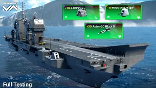 IT Trieste (L9880) - All Lock Weapons Full Test - Modern Warships
