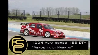 1994 ALFA ROMEO 155 V6 Ti DTM Nannini - ONBOARD + HISTORY