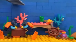 Lego underwater coral reef exploration (stop motion animation)
