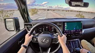 2024 Lexus GX 550 Overtrail + POV Driving In the Desert  (Ocotillo Wells SVRA)