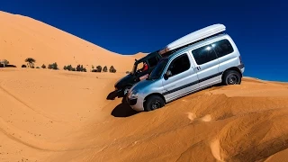 Peugeot Dangel 4x4 dans le Sahara avec Auberge Labaraka Merzouga