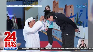 PH fencer Sam Catantan, pasok na sa 2024 Paris Olympics | 24 Oras Weekend