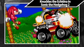 Knuckles the Echidna in Sonic the Hedgehog 2 (Sega Genesis) - 100% Longplay