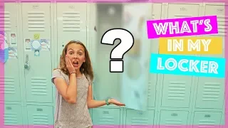 What's In My Locker?! Last Day Of School Edition | DIY Locker Decor