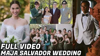 STAR STUDDED WEDDING OF Maja Salvador and Rambo Nuñez❤️FULL VIDEO ng KASAL Ni Maja Salvador at Rambo