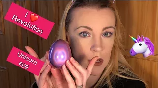 First time Using the I heart revolution Unicorn surprise egg