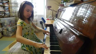 Марианна Лемешкина, 8 лет. Ф.Кулау, Сонатина до мажор, Op.20, No.1