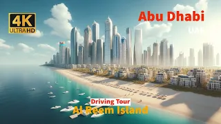 Driving in Abu Dhabi 2: (Al Reem Island) 4K | 2024-January #alreemisland  #drivingvlog