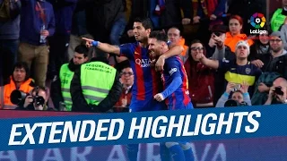 Extended Highlights Messi strikes twice against Valencia