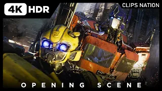 Bumblebee Opening Scene | Battle for Cybertron 4K HDR