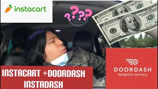 How to make $500 plus doing Instacart and Doordash As a part time. Is it possible? Ride along video.