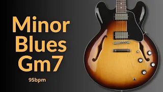 Groovy Guitar Backing Track Blues G Minor