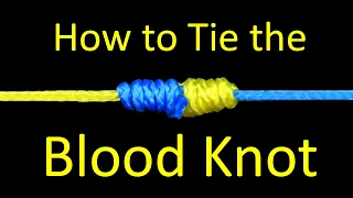 How to Tie a Blood Knot for Fishing (Main Line to Leader Connection Knot)