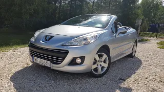 Peugeot 207 CC 2009 1.6 VTI 120KM Cabrio Prezentacja Samochodu