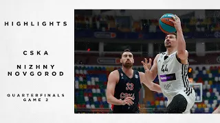 CSKA vs Nizhny Novgorod Highlights Quarterfinals Game 2 | Season 2021-22