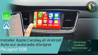 Installation/Ajout de l’Apple Carplay/Android Auto sur Peugeot 508