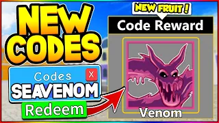 ALL 16 SECRET FREE VENOM DEVIL FRUITS CODES IN BLOX FRUITS! Roblox