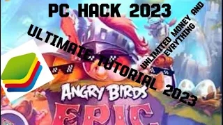 (ULTIMATE TUTORIAL) HOW TO GET ANGRY BIRDS EPIC (PC HACK) UNLIMITED MONEY AND EVERYTHING!