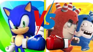 Oddbods turbo run android vs sonic dash |Oddbods turbo run gameplay walkthrough