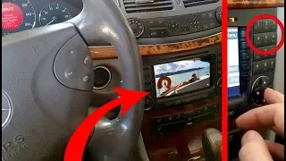 Как разблокировать видео в движении на Mercedes W211, W219 / Разблокировка Comand DVD W211, W219