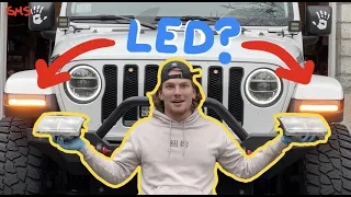 Swapping out Jeeps Halogen for LED DRL'S!
