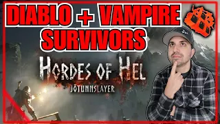 New Bullet Hell Hordes Of Hel Looks Great! Diablo Meets Vampire Survivors? Demo Coming Soon!