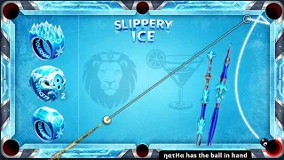 Slippery Ice Tournament 😍 60 extra Ice Breaker Cue Pieces - Pro 8 ball pool