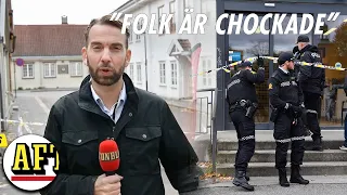 Aftonbladet på plats efter attacken i Kongsberg: ”Folk är chockade”