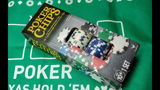 Покерные Фишки Кардинал Распаковка и Испытание 2020 (Poker Chips from Walmart)