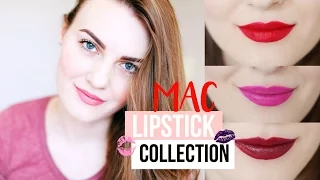 МОЯ КОЛЛЕКЦИЯ ПОМАД ОТ MAC + СВОТЧИ