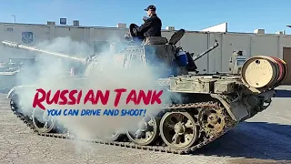 Russian Tank you can Drive at Battlefield Vegas