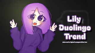 Lily Duolingo (Trend animation) |[Mine vs original]|💸💜🗣️‼️