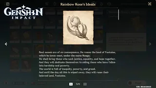 All 8 secret treasure map location fontaine + rainbow rose's ideals | Genshin Impact