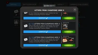Letter From Champion💌..week-3... December side quest Answer 🤟.....Mcoc..