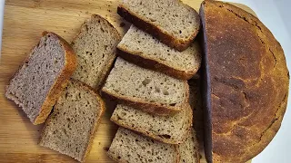 Хлеб На Ржаной Закваске. пеку по книге Ивана Забавникова